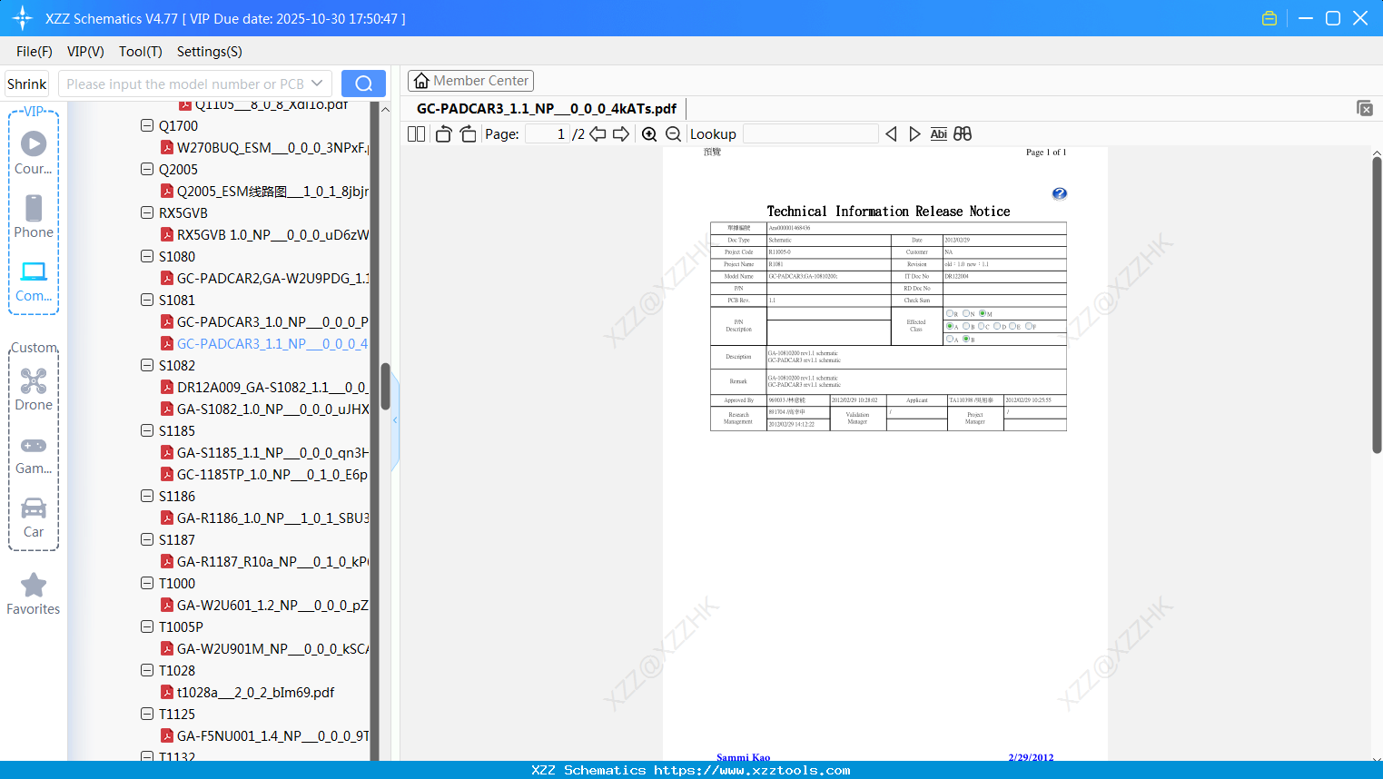 Laptop Gigabyte GC-PADCAR3_1.1_NP_0_0_0_4kATs
